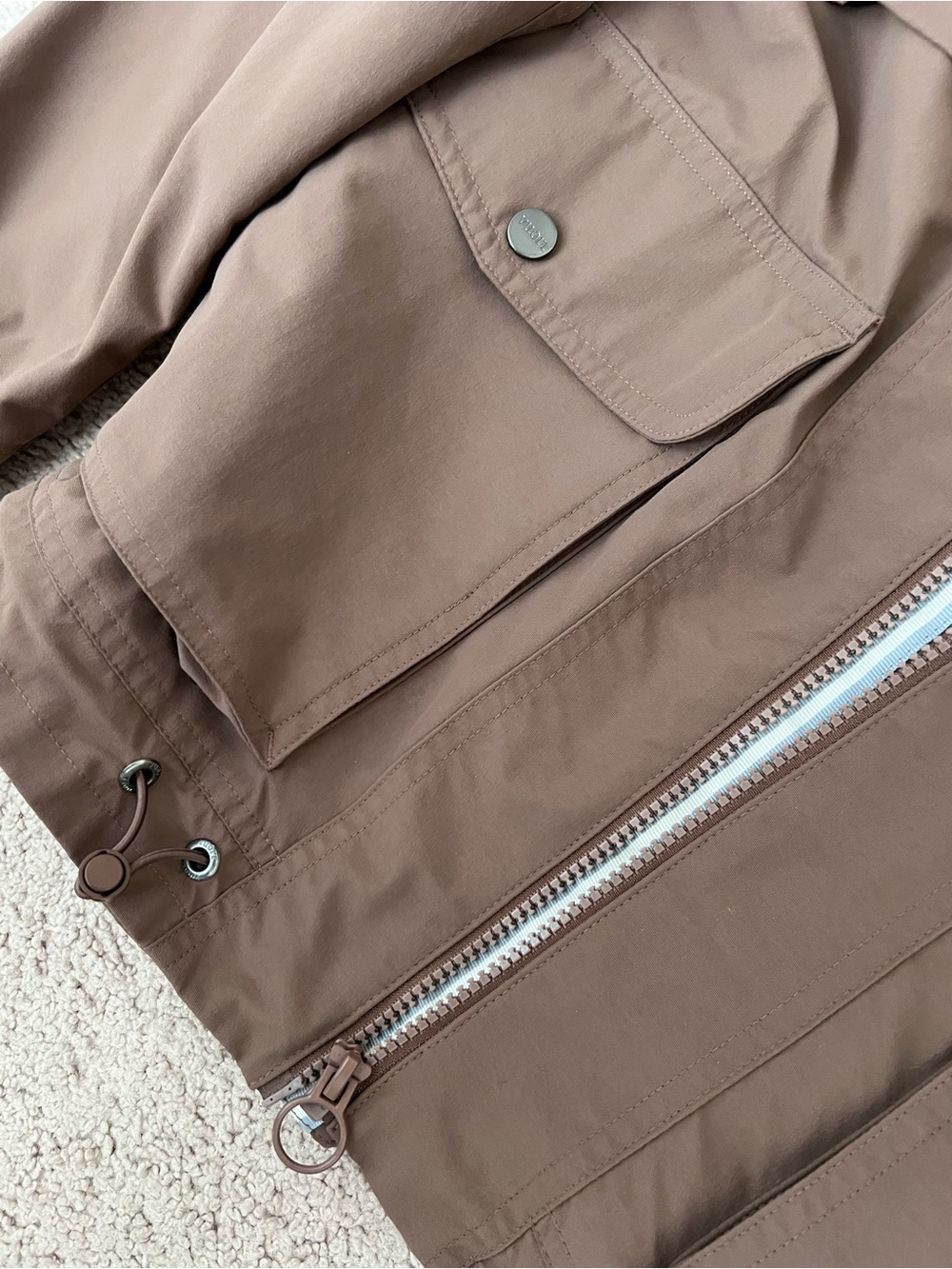 Vuori Brown Women's Elijo Rain Jacket - Picture 2 of 5